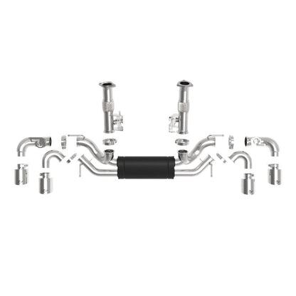 aFe MACH Force-Xp 3in to 2-1/2in 304SS Cat-Back 2020 Chevy Corvette (C8) 6.2L - Polished Tip