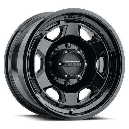 Method MR708 17x8.5 / 0mm Offset / 6x5.5 / 106.25mm CB - Gloss Black