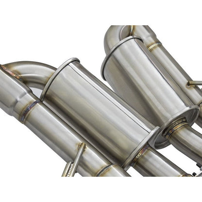 aFe MACHForce XP Axle Back 304SS Exhaust w/ Carbon Fiber Tips 15-19 Chevy Corvette Z06