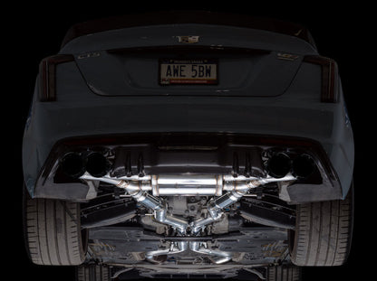 AWE Tuning 22-26 Cadillac CT5-V Blackwing SwitchPath Exhaust - Diamond Black Tips