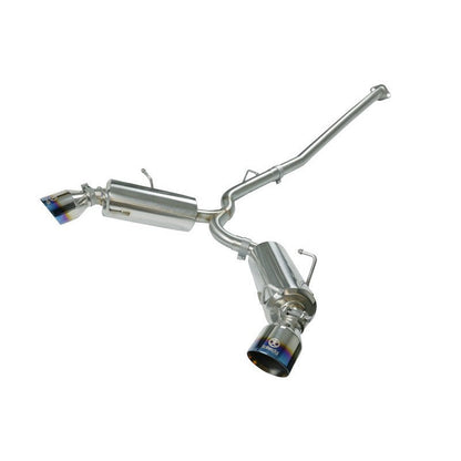 aFe Takeda Exhaust Axle-Back 13-15 Scion FRS / Subaru BRZ 304SS Blue Flame Dual Tips Exhaust