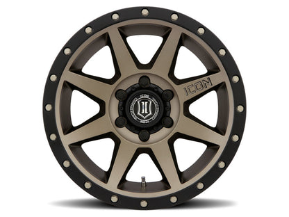 ICON Rebound 18x9 6x5.5 25mm Offset 6in BS 95.1mm Bore Bronze Wheel