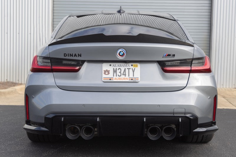 Dinan 21-27 BMW M3/M4 (G80/G82/G83) Valved Axleback Exhaust System - Black Tips