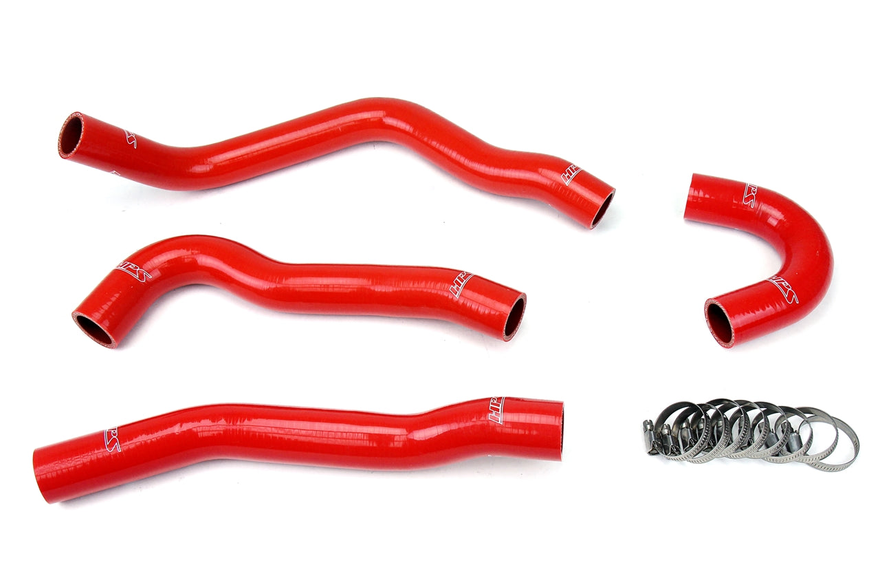 HPS Red Silicone Radiator Hose Kit 2008-2015 Mitsubishi Lancer Evolution Turbo EVO 10 X 57-1043-RED