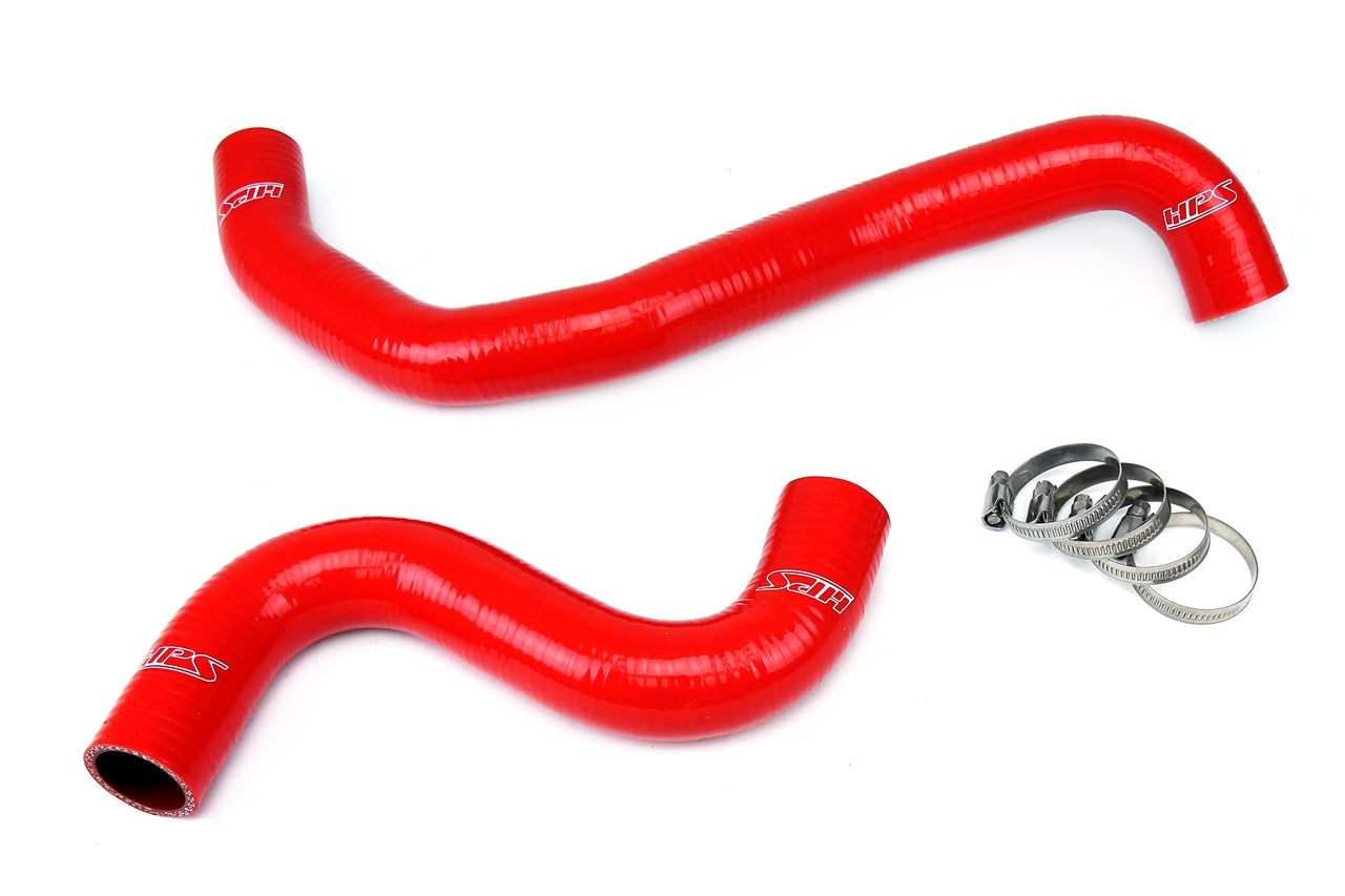 HPS Red Reinforced Silicone Radiator Hose Kit Coolant Nissan 09-13 GTR