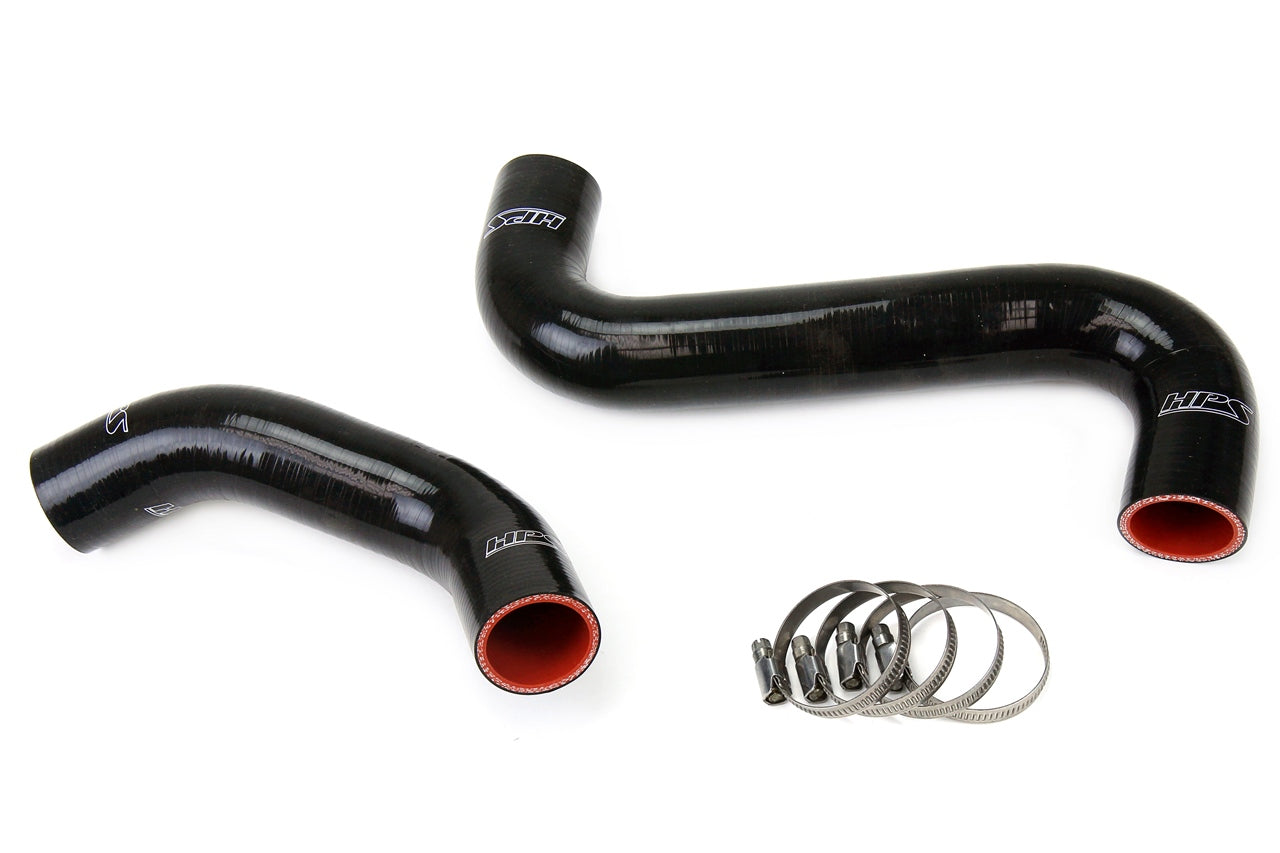 HPS Performance Black Silicone Lower Upper Radiator Coolant Hose Kit 2002-2007 Subaru WRX STI 57-1061-BLK