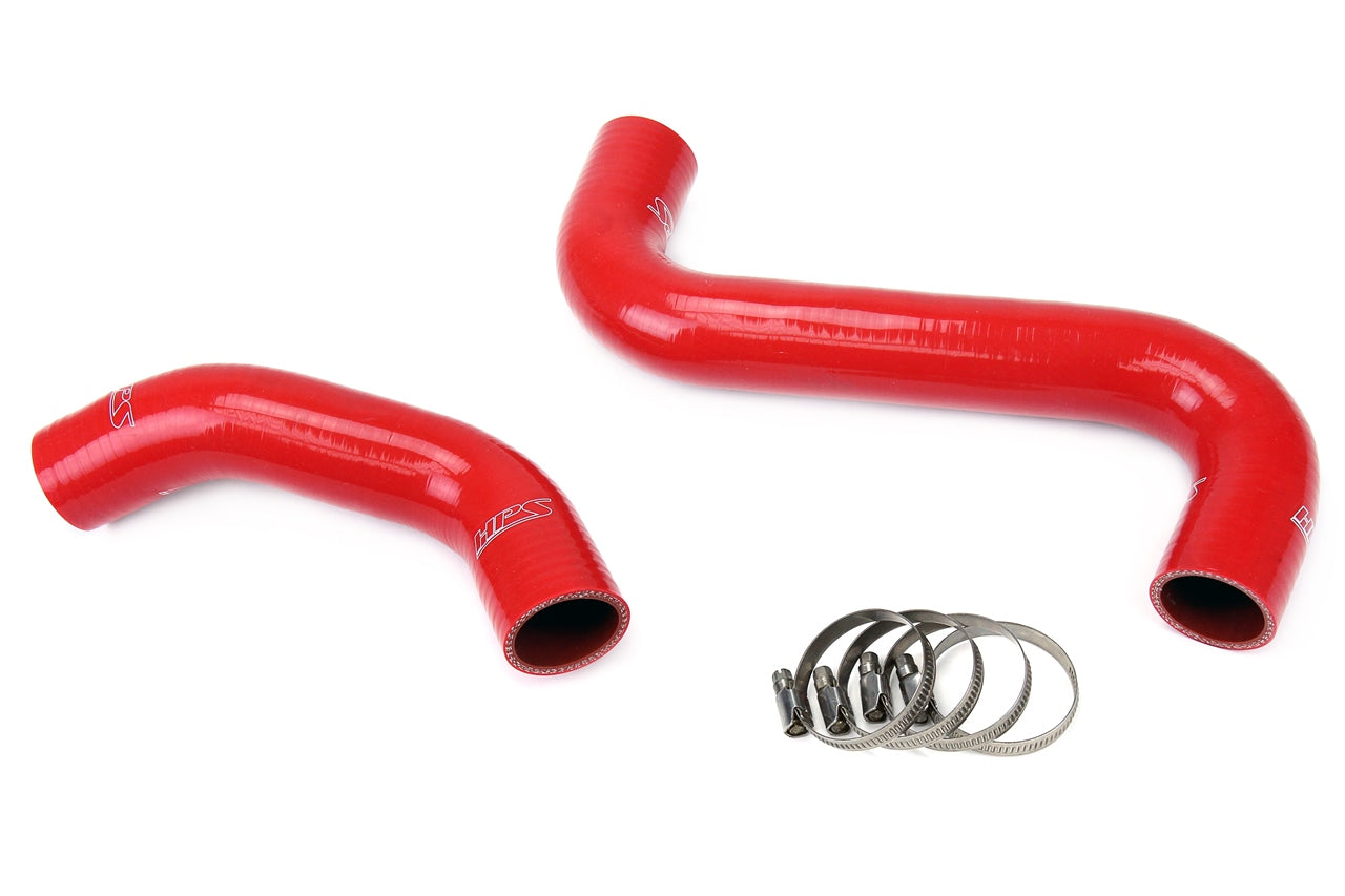 HPS Performance Red Silicone Lower Upper Radiator Coolant Hose Kit 2nd Gen Subaru WRX STI EJ20 EJ25 57-1061-RED