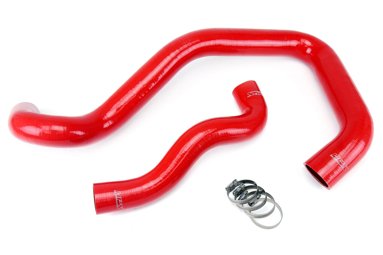 HPS Red Silicone Radiator Coolant Hose Kit 2003-2007 Ford F450 Superduty 6.0L Diesel Turbo Mono Beam Suspension 57-1214-RED