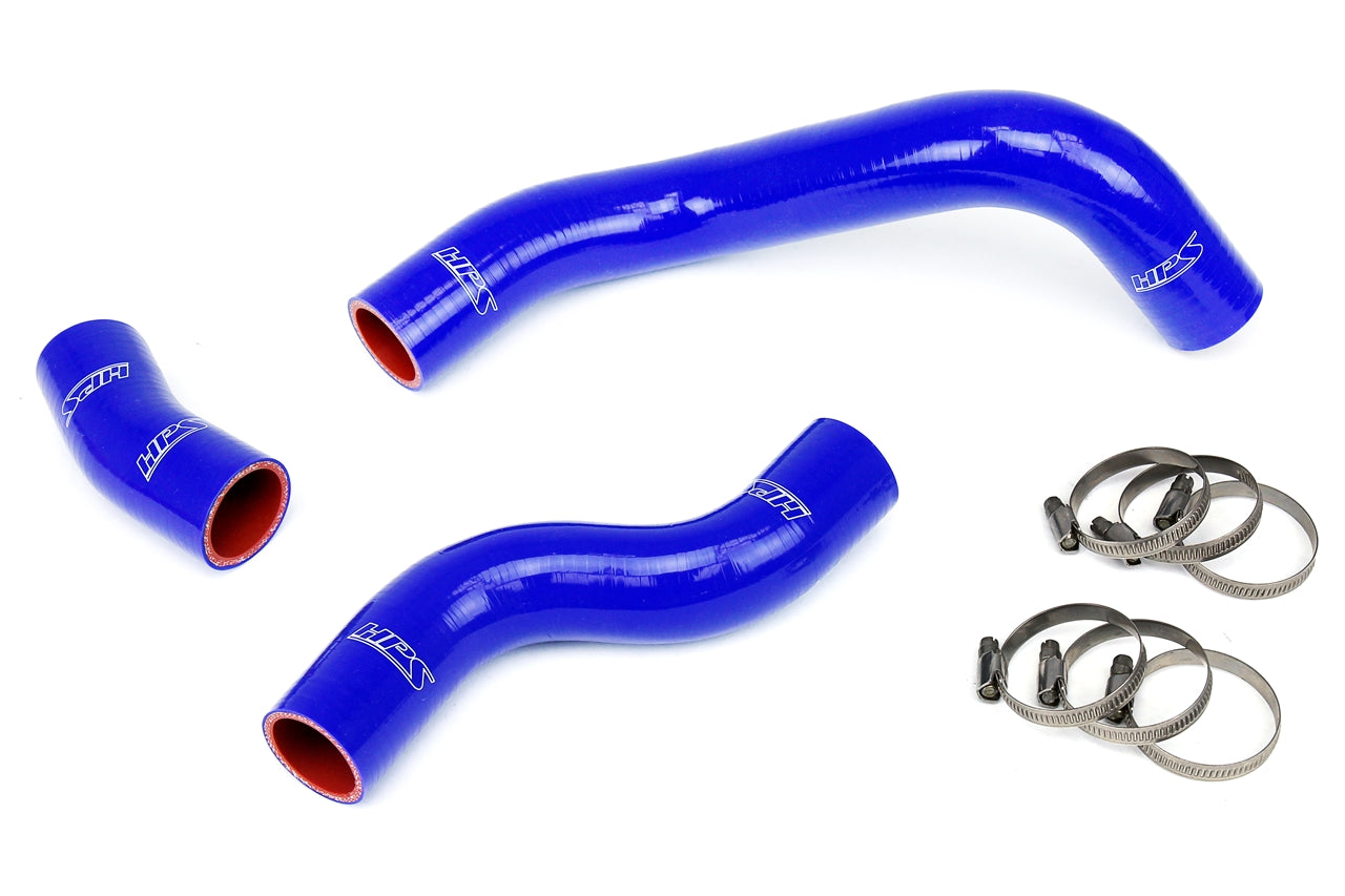 HPS Blue Reinforced Silicone Radiator Hose Kit Coolant Subaru 13-16 BRZ
