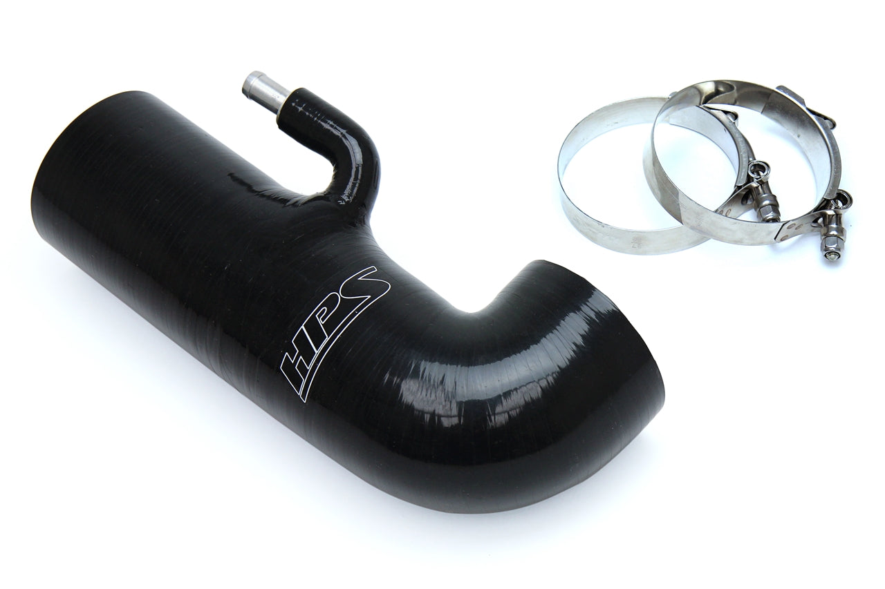 HPS Black Silicone Air Intake Kit Post MAF Hose 2013-2016 Scion FRS FR-S delete stock sound tube 57-1231-BLK