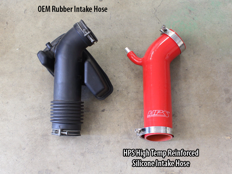 HPS Red Reinforced Silicone Post MAF Air Intake Hose Kit Lexus 01-05 IS300 I6 3.0L