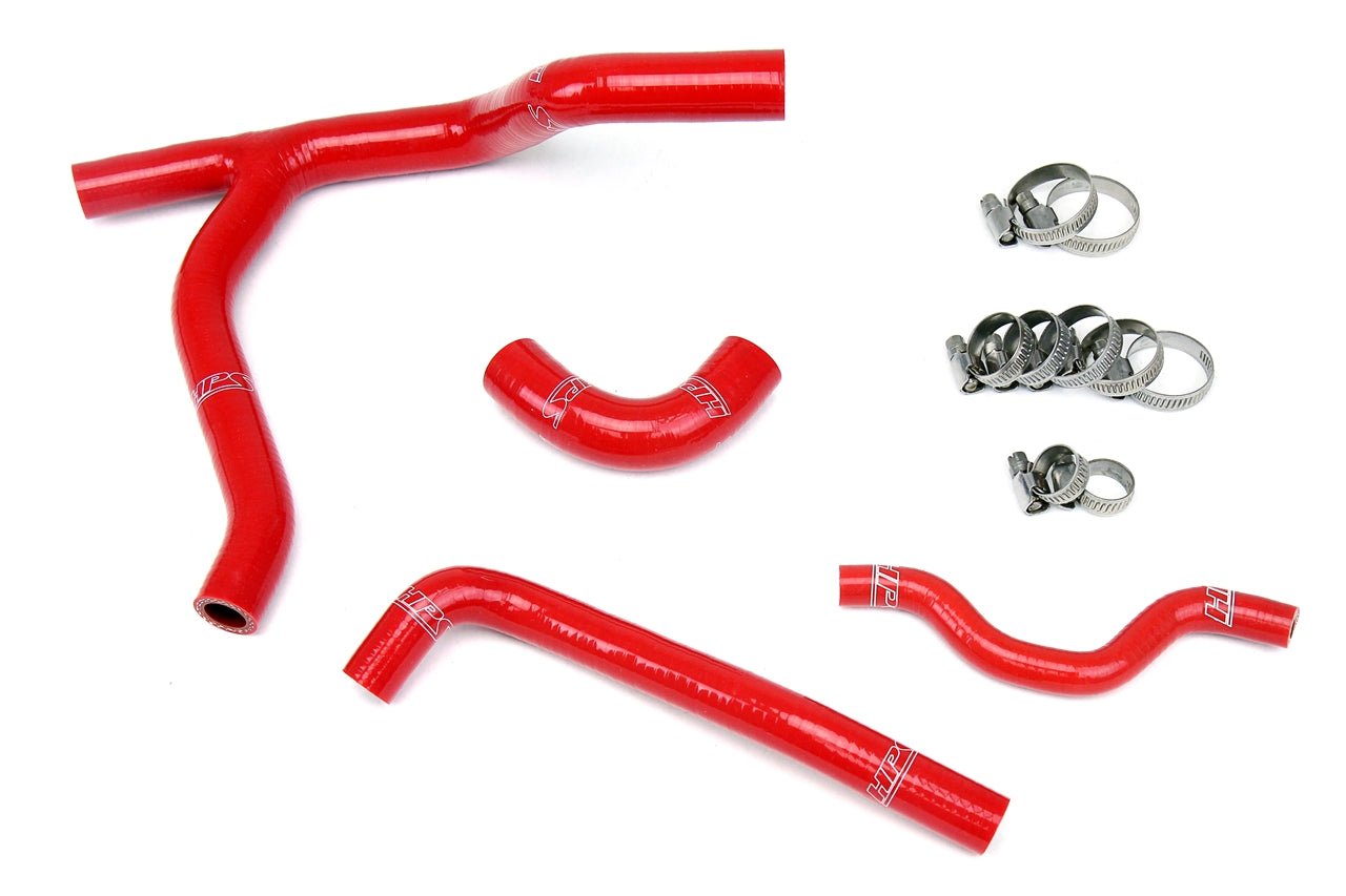 HPS Red Reinforced Silicone Radiator Hose Kit Coolant Kawasaki 06-08 KX250F