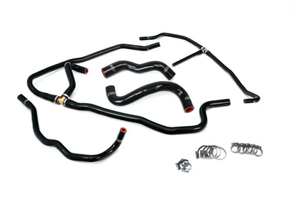 HPS Black Silicone Radiator + Heater Hose Kit 2009-2013 Chevy Corvette LS3 C6 6.2L V8 57-1276-BLK
