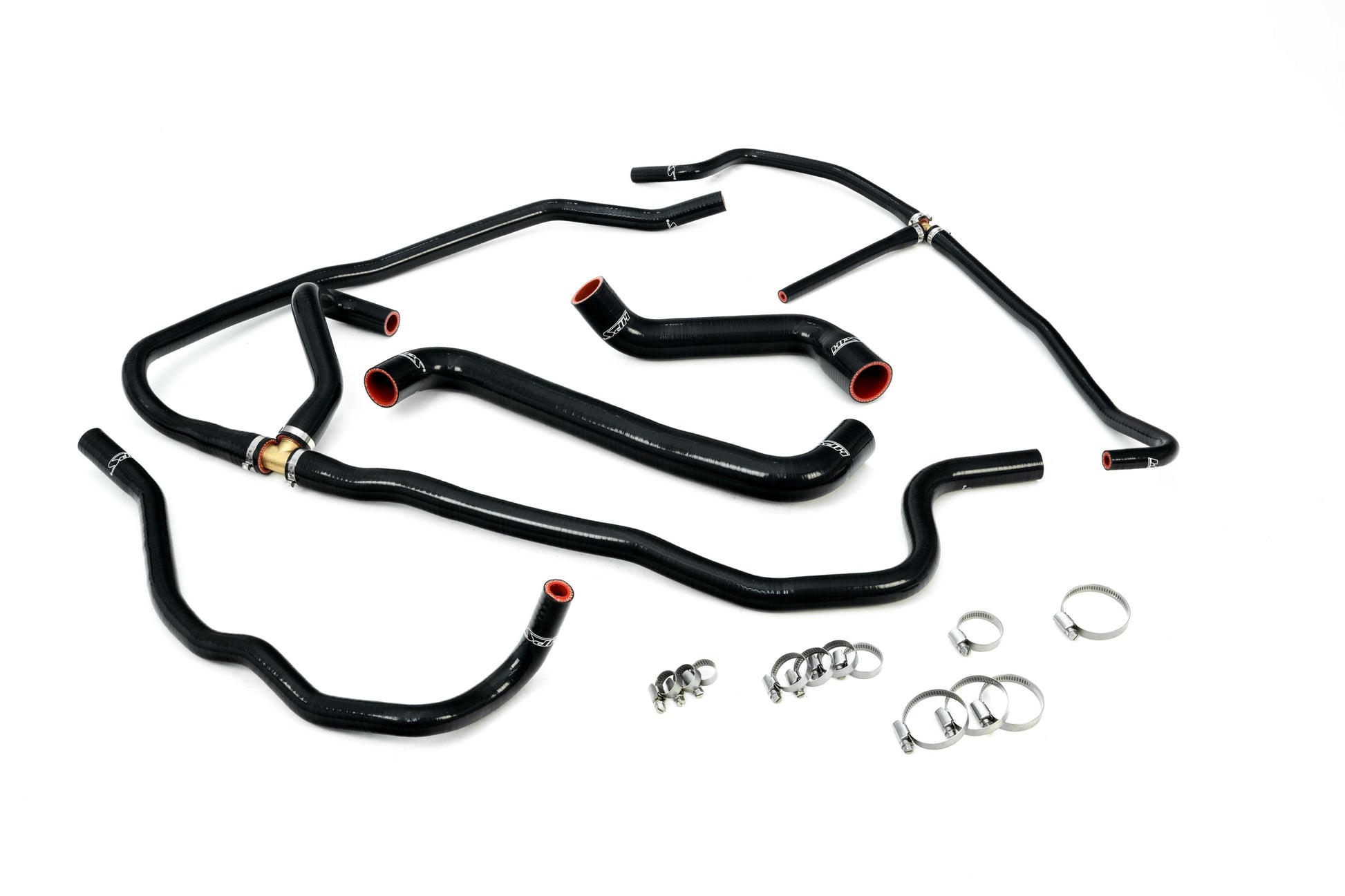 HPS Black Silicone Radiator + Heater Hose Kit 2005-2007 Chevy Corvette 6.0L LS2 V8 57-1277-BLK