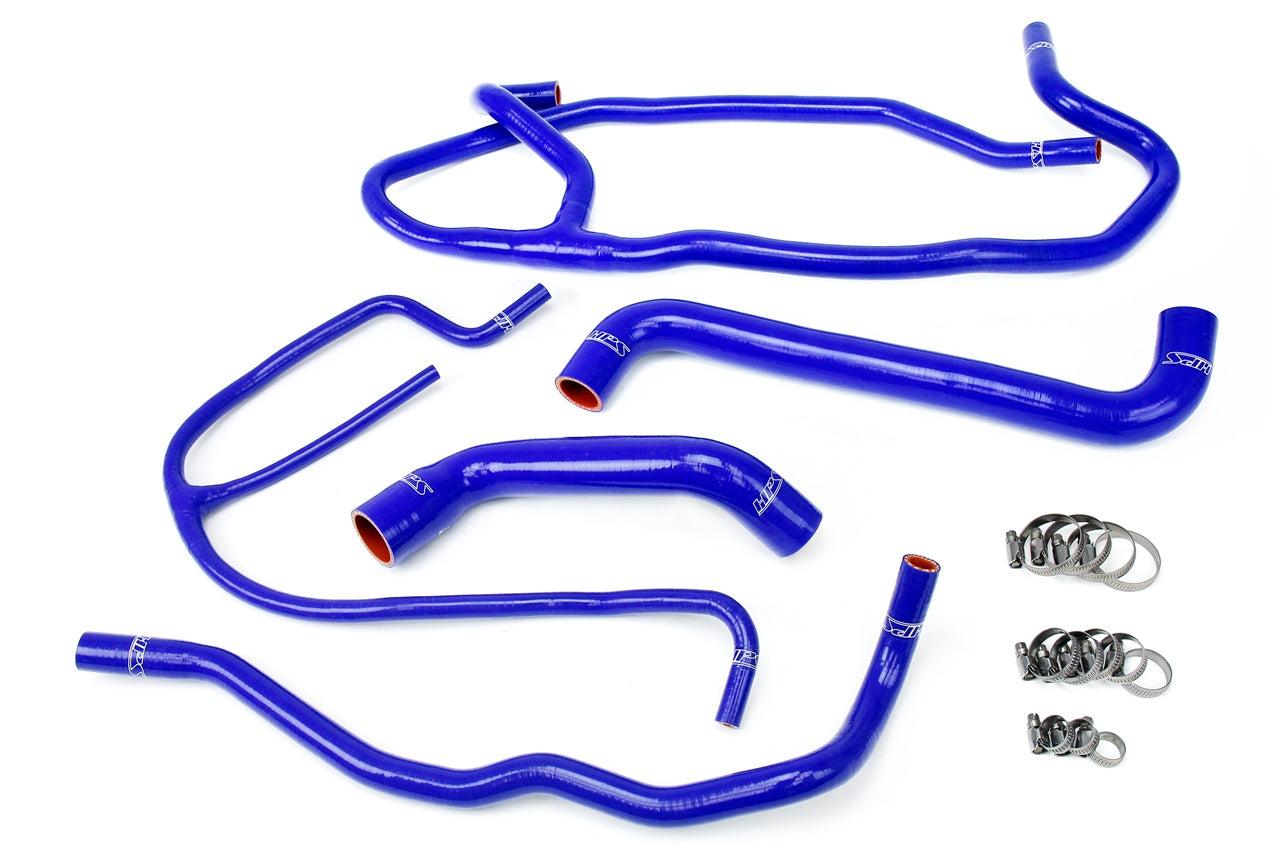 HPS Blue Silicone Radiator + Heater Hose Kit 2005-2007 Chevy Corvette 6.0L LS2 V8 57-1277-BLUE