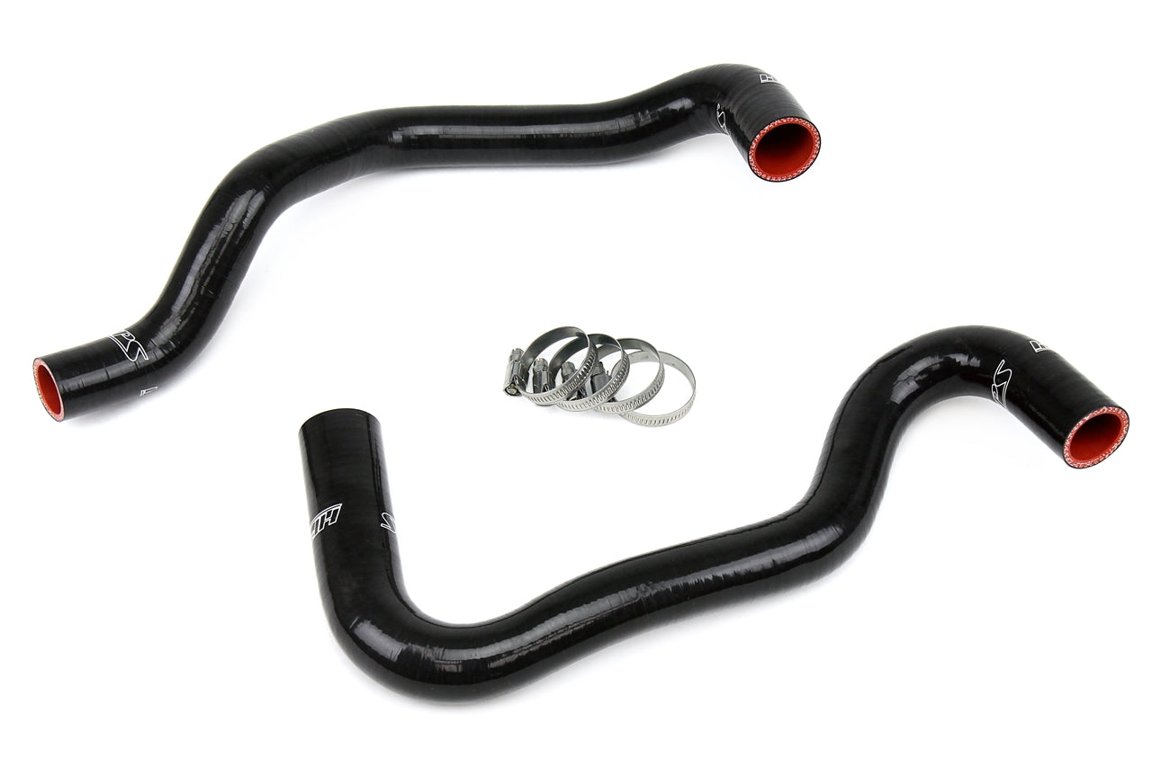 HPS Black Reinforced Silicone Radiator Hose Kit Coolant Ford 11-13 Fiesta 1.6L
