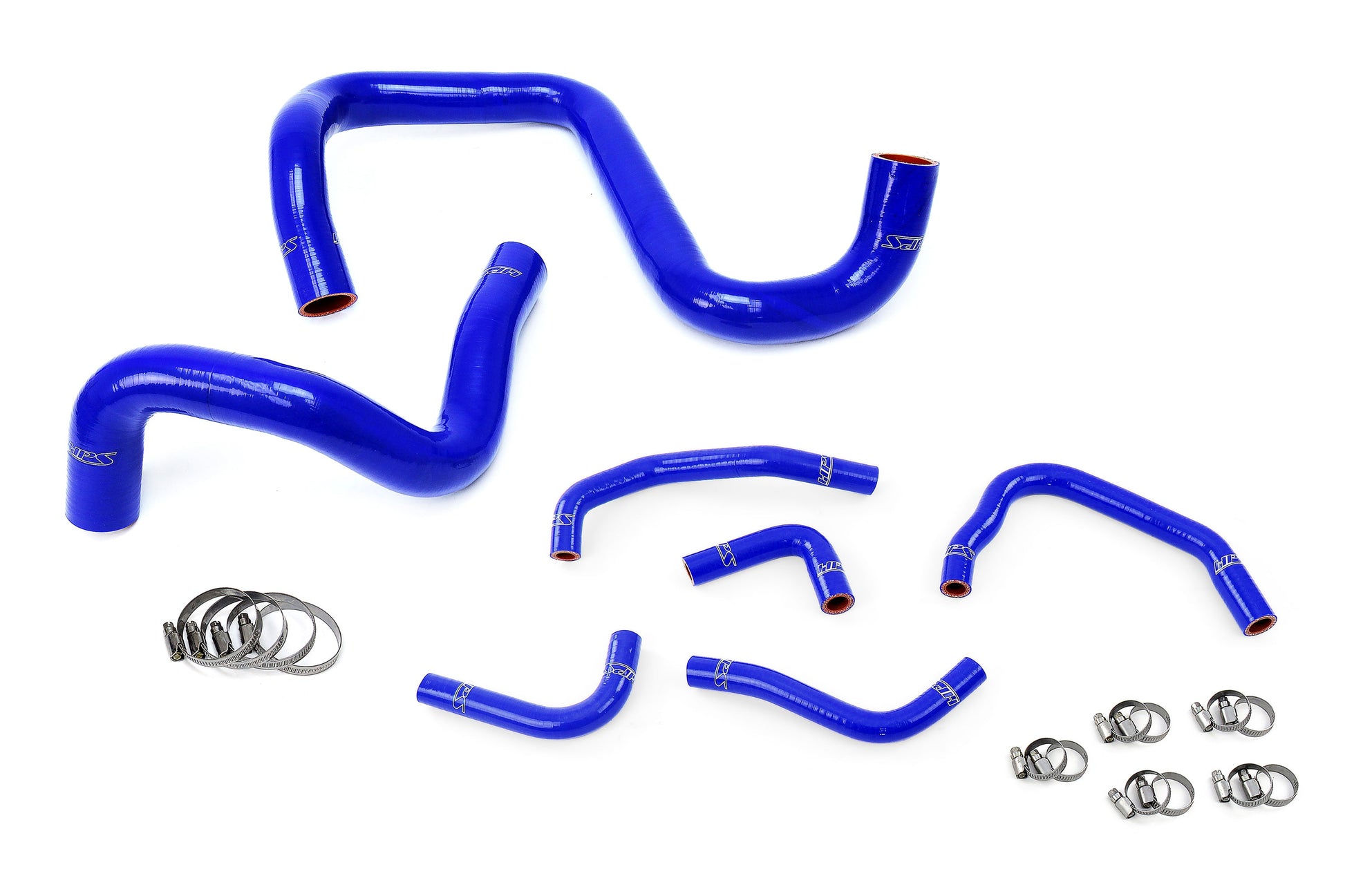 HPS Blue Silicone Radiator + Heater Hose Kit 2012-2017 Jeep Wrangler JK Unlimited 3.6L V6 57-1285-BLUE