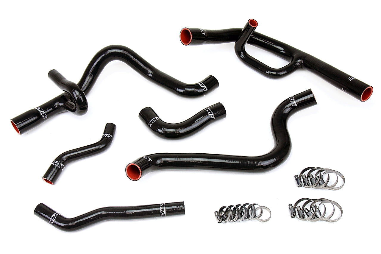 HPS Reinforced Black Silicone Radiator Hose Kit Coolant Dodge 13-16 Dart 2.0L 2.4L Non Turbo