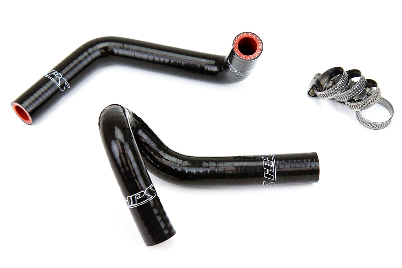 HPS Reinforced Black Silicone Heater Hose Kit Coolant Mazda 94-97 Miata 1.8L