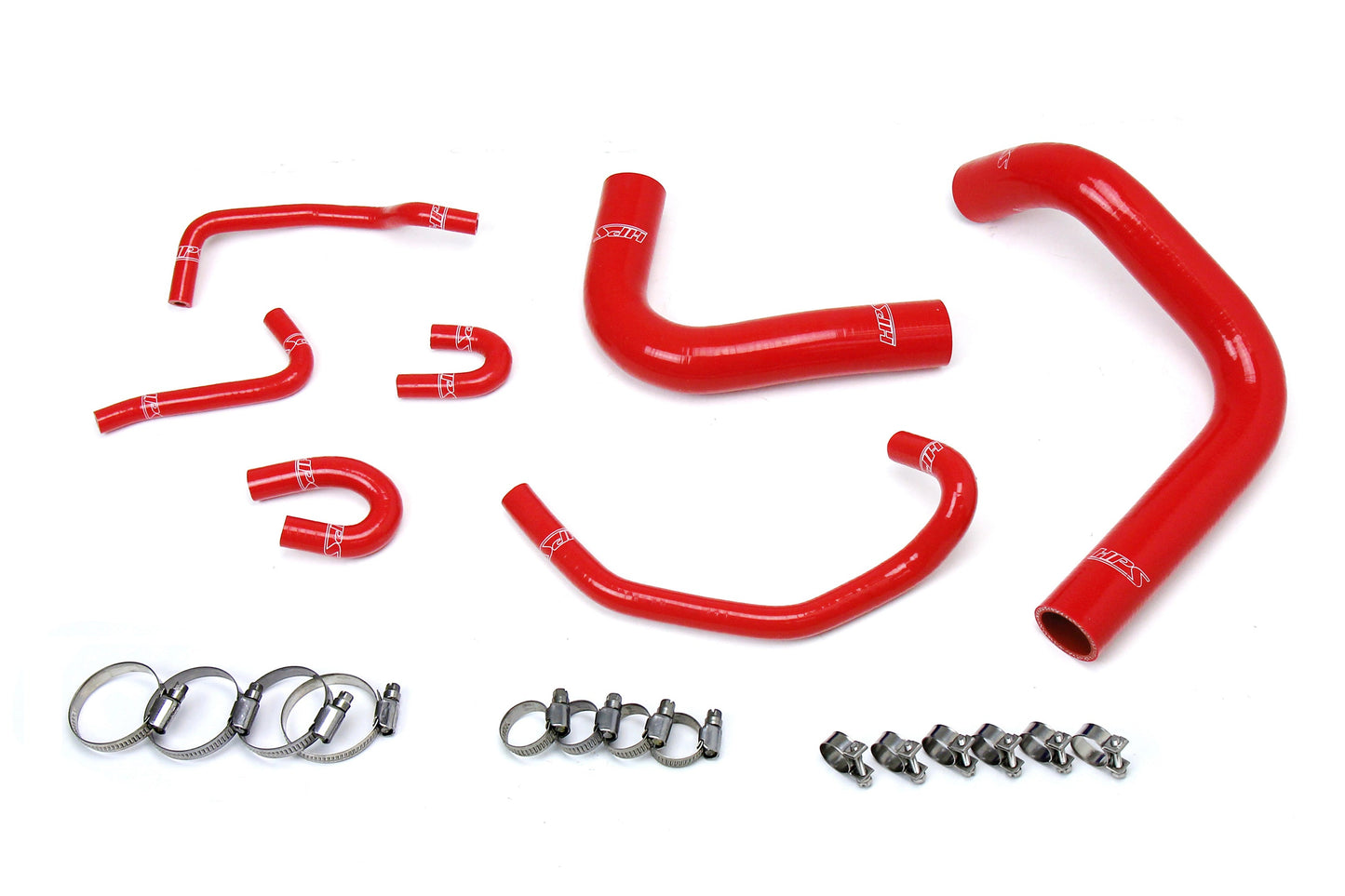 HPS Reinforced Red Silicone Radiator Hose Kit Coolant Toyota 89-95 4Runner 3.0L V6