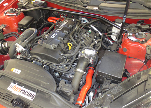 HPS Silicone Heater Coolant Hose Kit Hyundai 2010-2014 Genesis Coupe 2.0T Turbo 4Cyl Left Hand Drive, 57-1324H