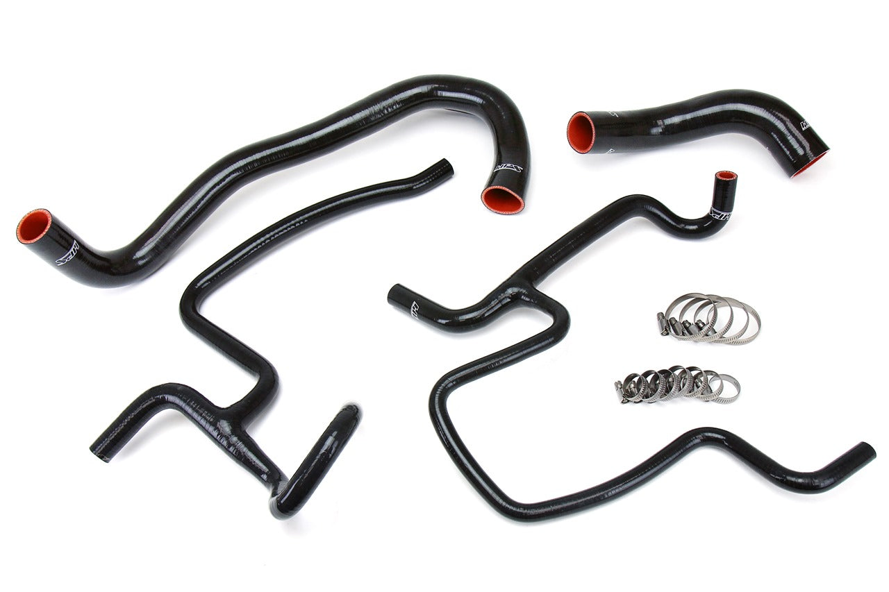 HPS Silicone Lower Upper Radiator Hoses, Oil Cooler and Heater Coolant Hose Kit 2012-2014 Dodge Charger SRT8 6.4L V8 57-1616-BLK