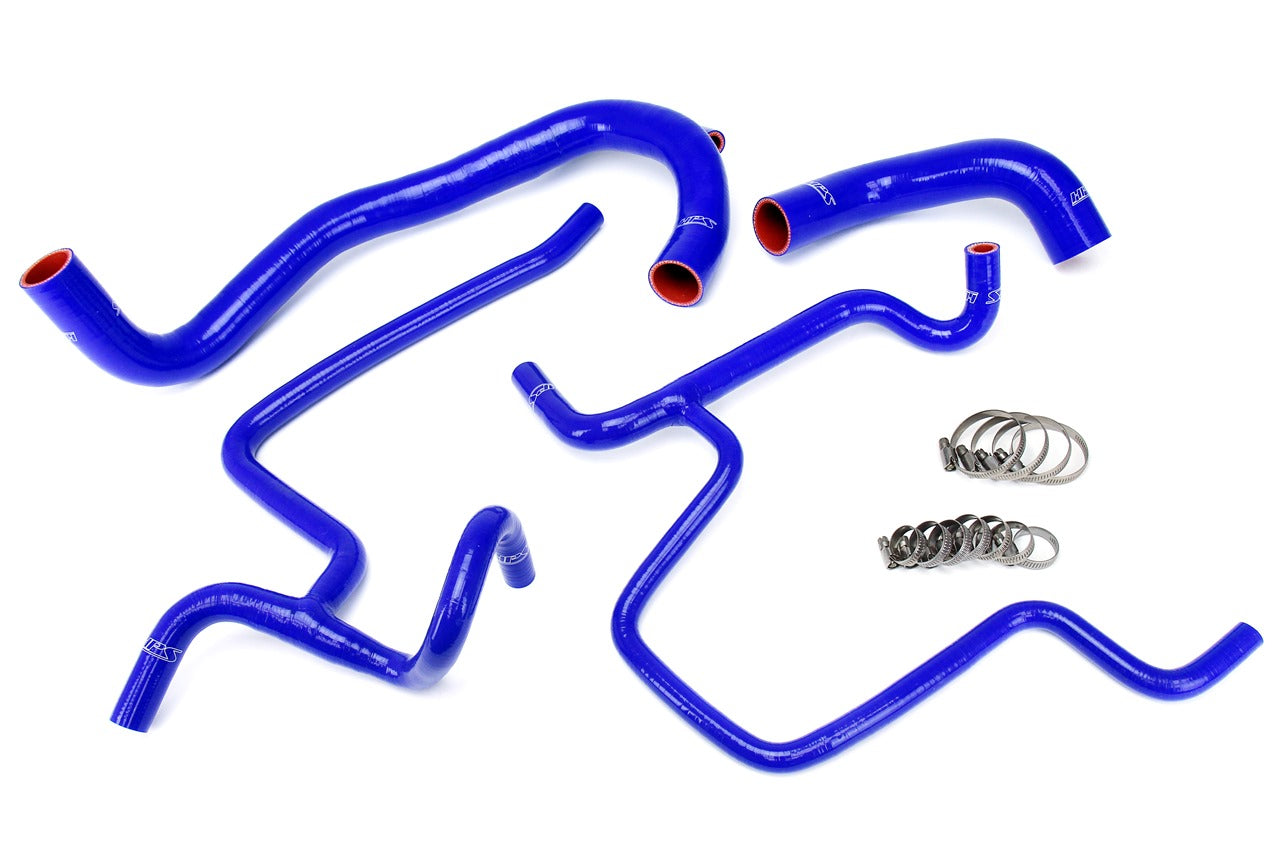 HPS Silicone Blue Radiator Hoses Oil Cooler and Heater Coolant Hose Kit, 2012-2014 Chrysler 300 SRT8 6.4L V8 57-1616-BLUE