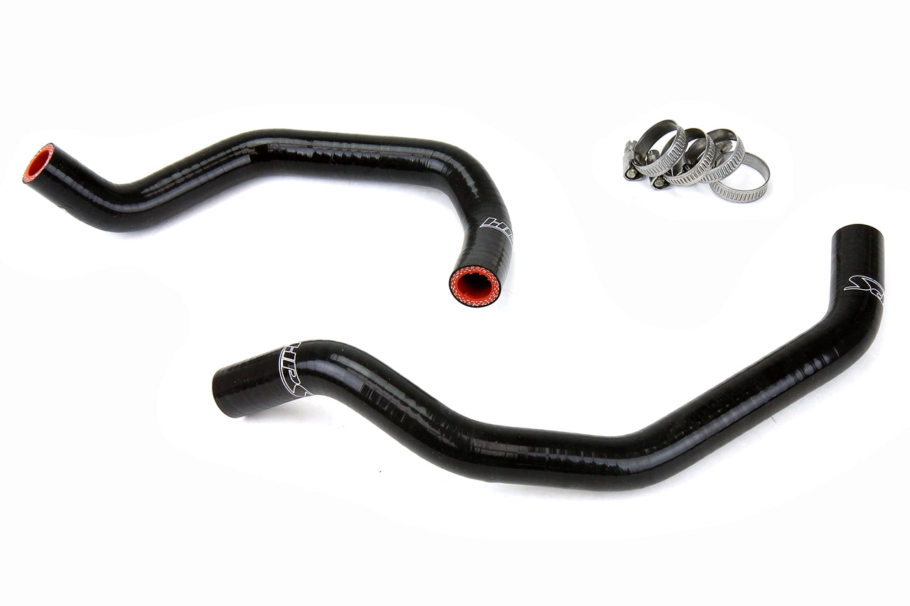 HPS Black Reinforced Silicone Heater Hose Kit Toyota 12-17 Tundra V8 5.7L Left Hand Drive
