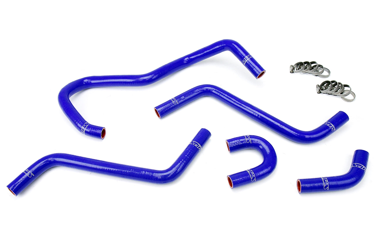 HPS Blue Reinforced Silicone Radiator Hose Kit Yamaha 04-07 YXR450 YXR660 Rhino