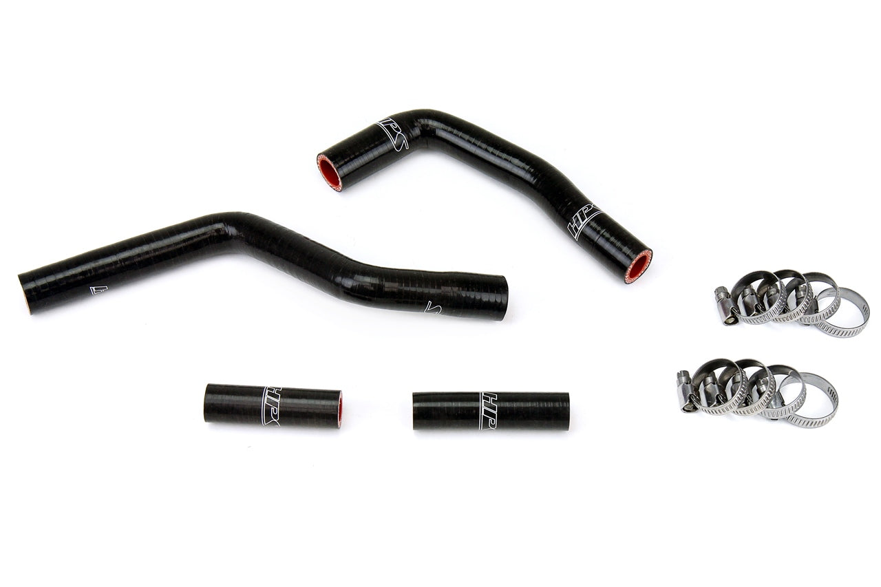 HPS Black Reinforced Silicone Radiator Hose Kit Yamaha 02-18 YZ125 2 Stroke