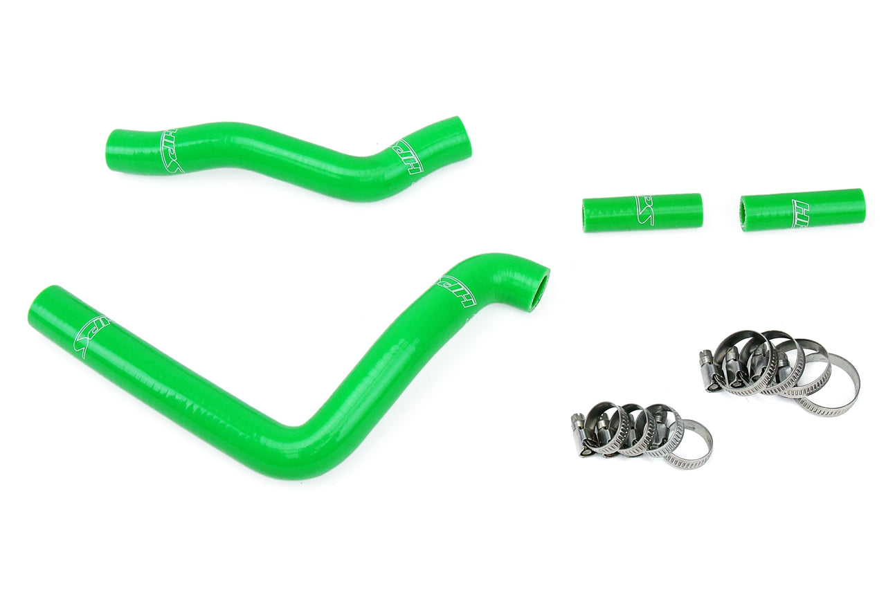 HPS Green Reinforced Silicone Radiator Hose Kit Kawasaki 05-08 KX250