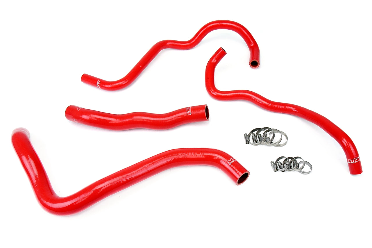 HPS Red Silicone Radiator + Heater Hose Kit 2013-2017 Honda Accord 3.5L V6 57-1388-RED
