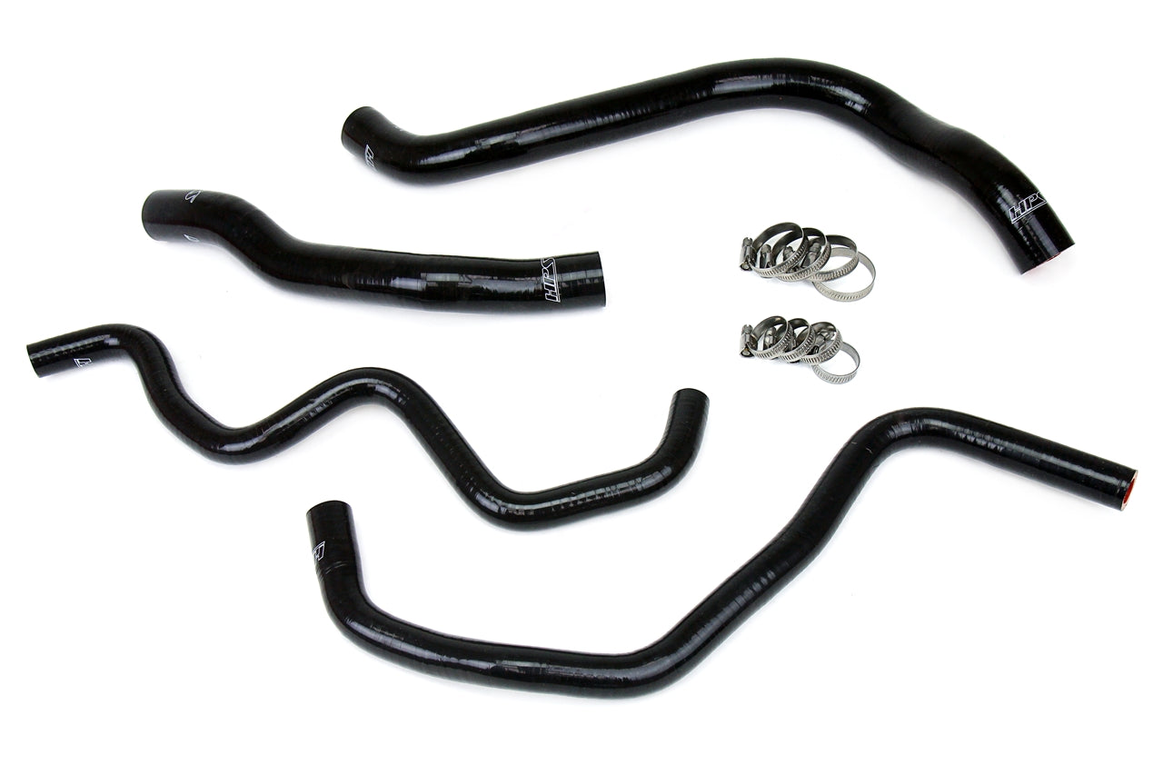 HPS Black Silicone Radiator + Heater Hose Kit 2008-2012 Honda Accord 3.5L V6 57-1390-BLK