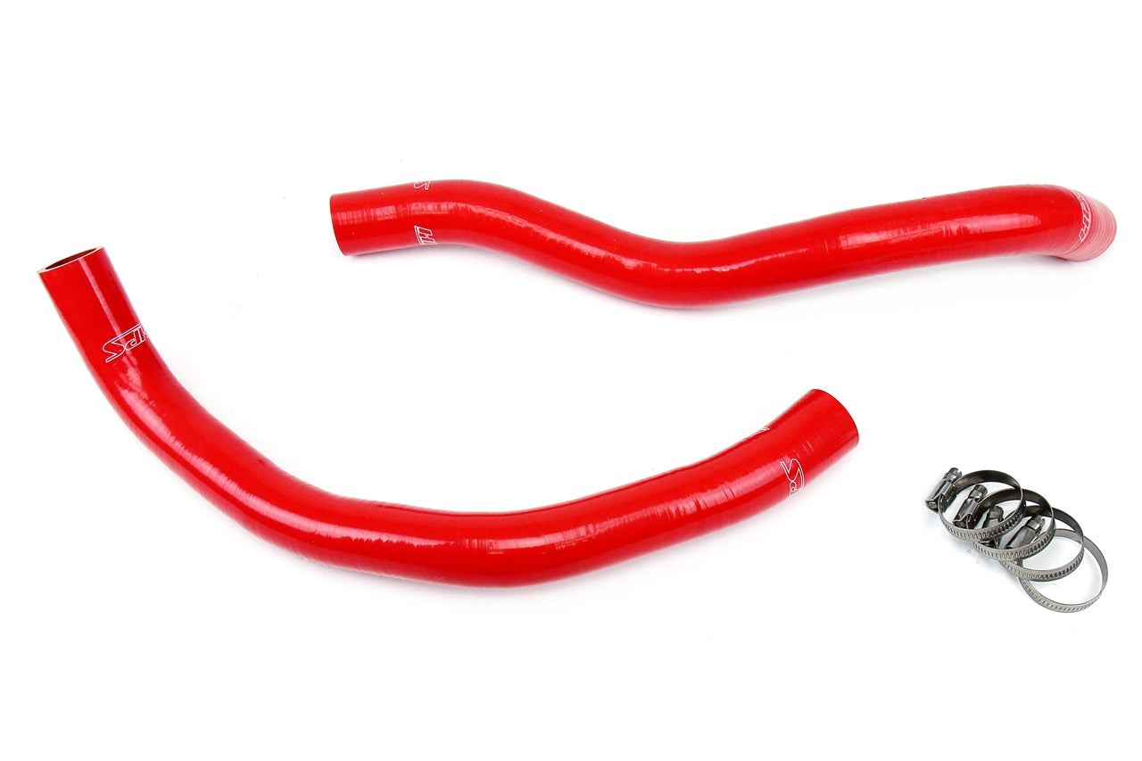 HPS Red Reinforced Silicone Radiator Hose Kit Coolant Honda 03-07 Accord 2.4L 4Cyl