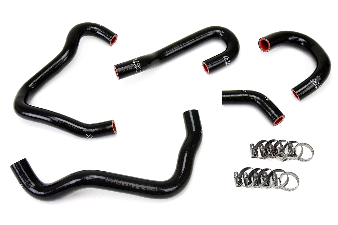 HPS Black Reinforced Silicone Heater Hose Kit Honda 00-05 S2000