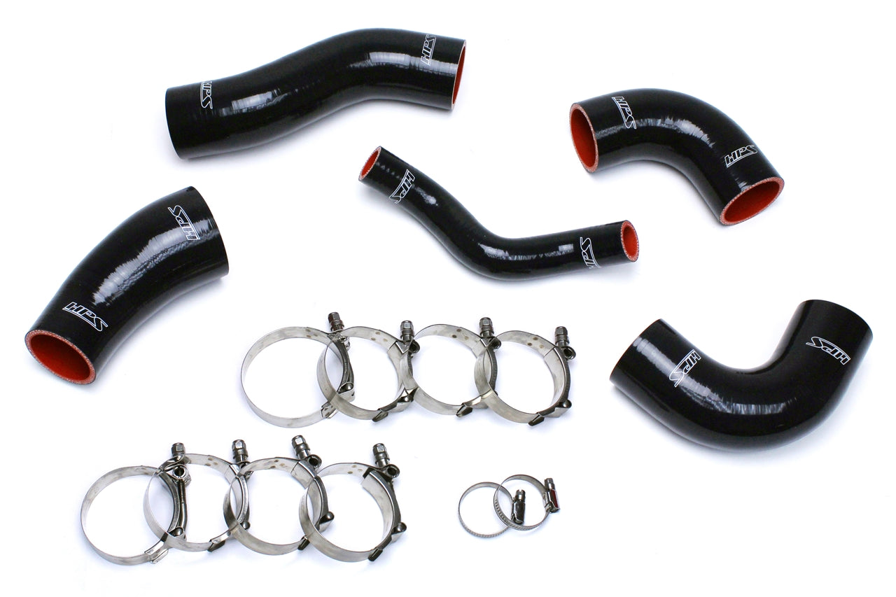 HPS Black Reinforced Silicone Intercooler Hose Kit Hyundai 11-14 Sonata 2.0L Turbo