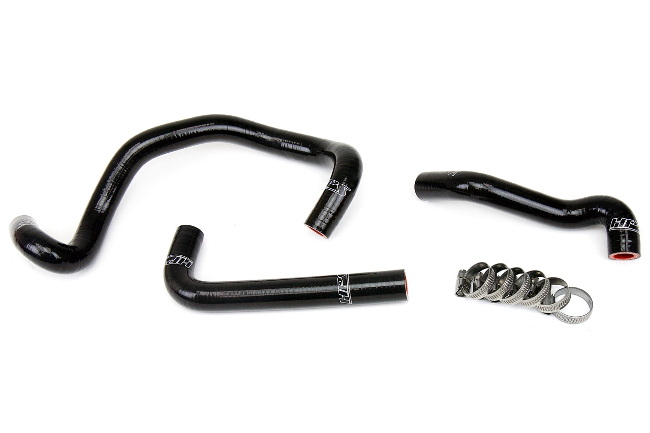 HPS Black Reinforced Silicone Heater Hose Kit Mazda 86-92 RX7 FC3S Turbo LHD