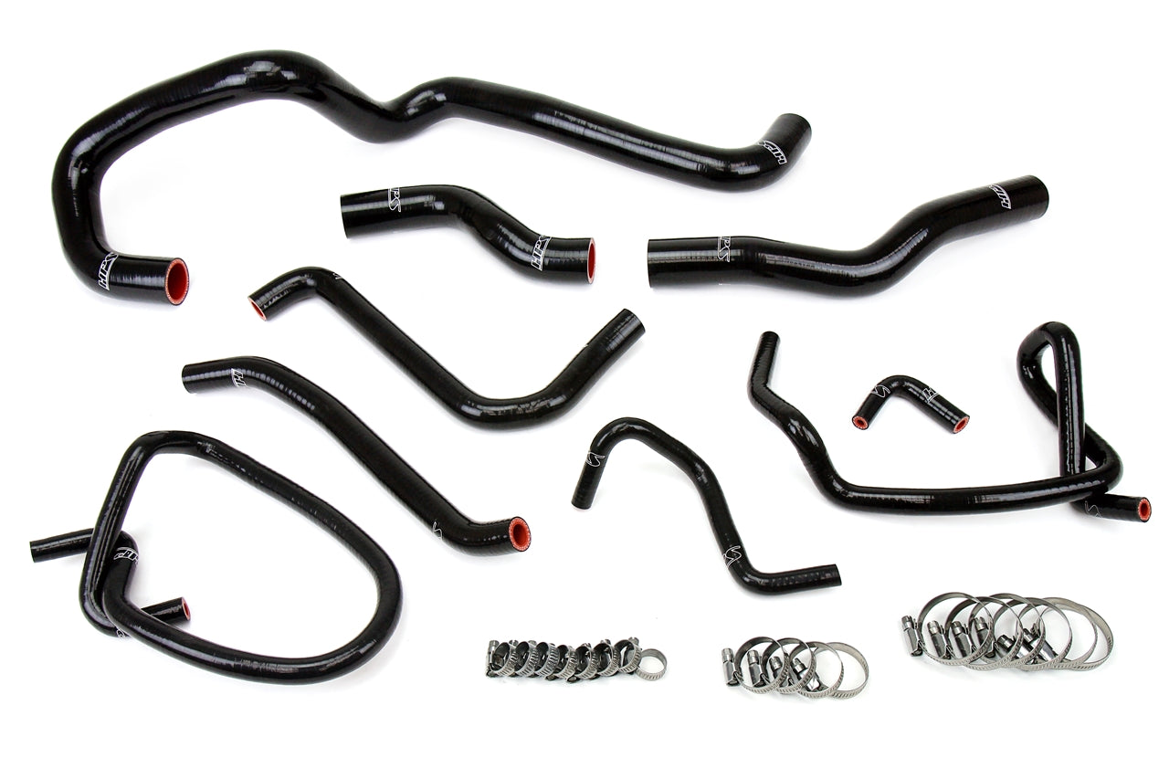 HPS Black Silicone Radiator Hose Kit 2006-2015 Mazda Miata MX5 2.0L 9pcs set 57-1423-BLK