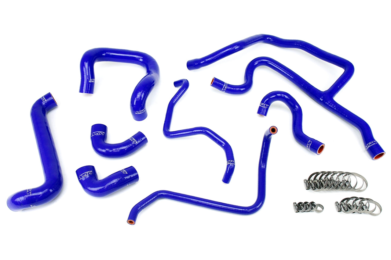 HPS Reinforced Blue Silicone Radiator Hose + Heater Hose Kit Coolant BMW 88-92 E30 325i 325is 325ix 2.5L US Spec