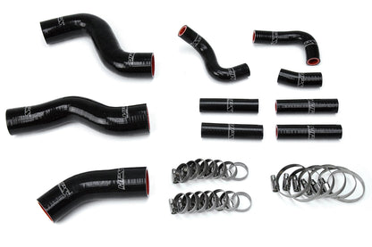 HPS Black Silicone Radiator + Heater Hose Kit 1996-1997 Lexus LX450 FJ80 FJ 4.5L I6 without rear heater 57-1441-BLK