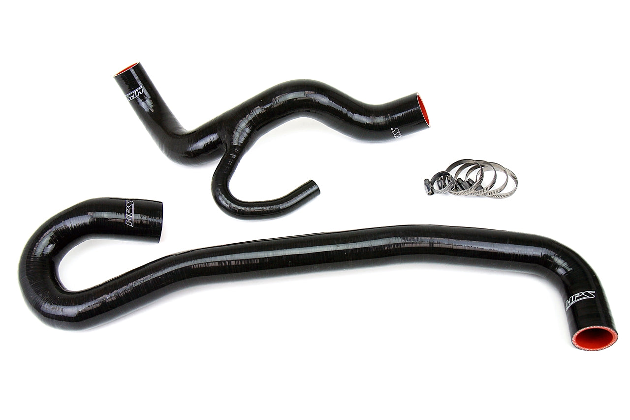 HPS Black Silicone Radiator Coolant Hose Kit 2012-2021 Jeep Grand Cherokee 6.4L V8 WK2 SRT SRT-8 57-1456-BLK