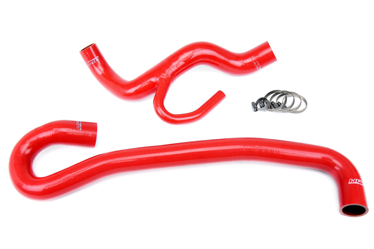 HPS Red Silicone Lower and Upper Radiator Coolant Hose 2018-2024 Dodge Durango SRT 6.4L V8 57-1456-RED