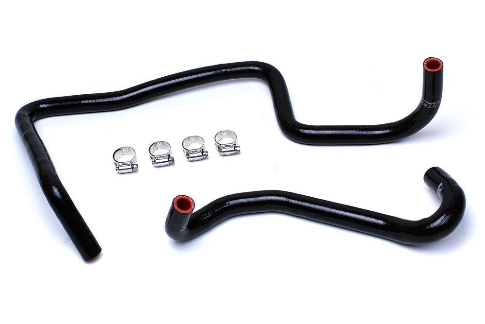 HPS Black Reinforced Silicone Heater Hose Kit Coolant Jeep 05-10 Grand Cherokee WK1 5.7L V8