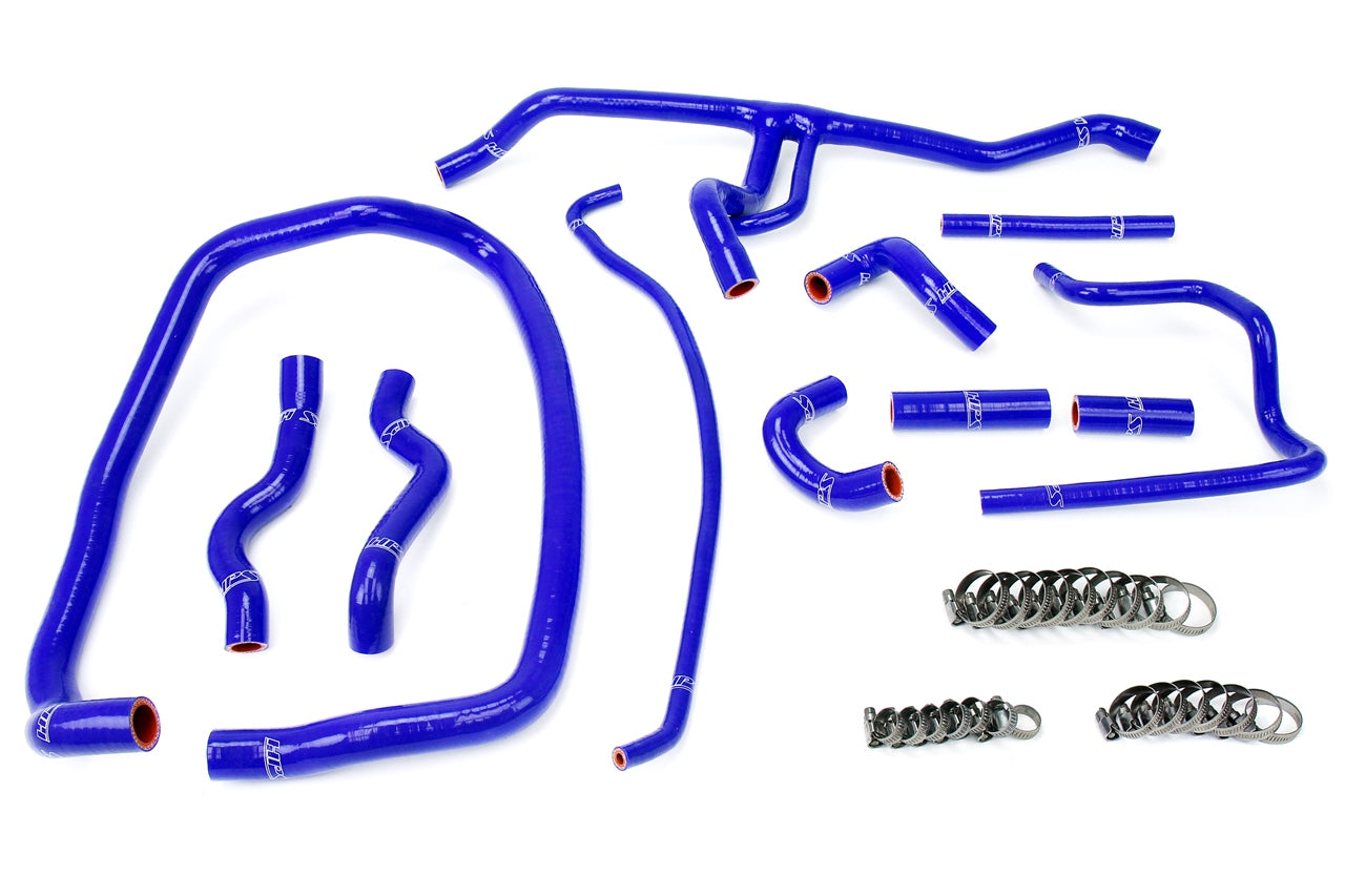 HPS Blue Silicone Heater Hose Kit 1996-1999 BMW E36 M3 57-1488-BLUE