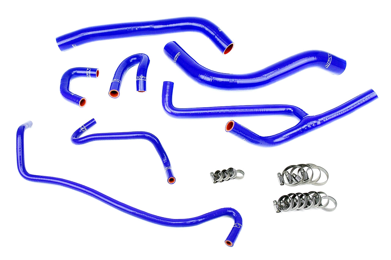 HPS Blue Silicone Radiator + Heater Hose Kit 2015-2017 Ford Mustang 3.7L V6 57-1506-BLUE