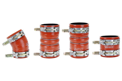 HPS Silicone Intercooler Hump CAC Hose Boots Ford 2003-2004 F450 Superduty 6.0L PowerStroke Diesel 57-1538
