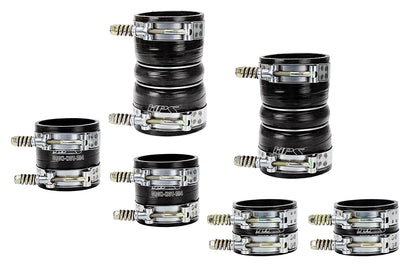 HPS High Temp Reinforced Silicone Intercooler Hose Boots Kit Ford Late 1999 - 2003 F250 Superduty 7.3L PowerStroke Diesel