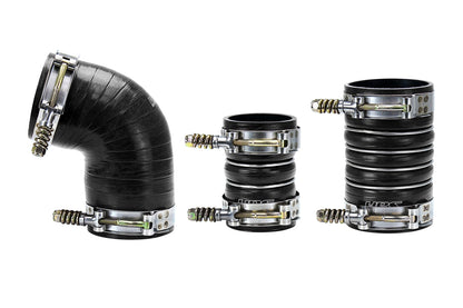 HPS High Temp Aramid Reinforced Silicone Intercooler Hose Boots Kit GMC 2006-2010 Sierra 2500 6.6L Duramax Diesel