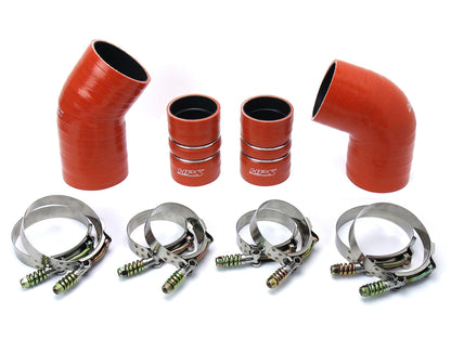 HPS High Temp Aramid Reinforced Silicone Intercooler Hose Boots Kit GMC 2004.5 - 2005 Sierra 3500 HD 6.6L Duramax LLY Diesel 57-1574