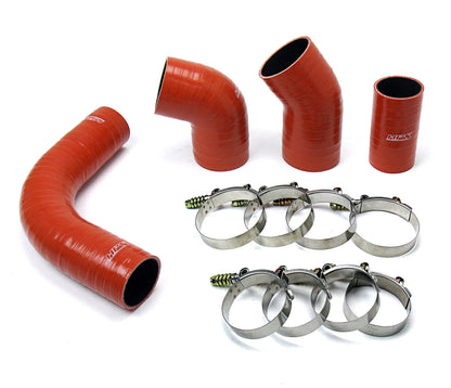 HPS High Temp Aramid Reinforced Silicone Intercooler Hose Boots Kit Chevy 2002-2004 Silverado 2500 HD 6.6L Duramax LB7 Diesel 57-1575